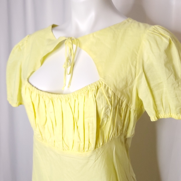 NEW Urban Outfitter winnie tie front cut out dress - Picture 5 of 8